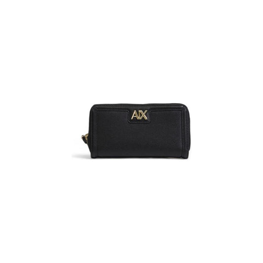 Armani Exchange Black Polyester Wallet Armani Exchange