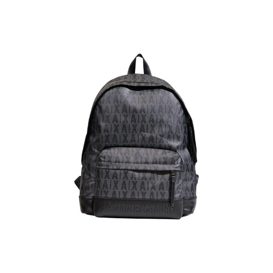 Armani Exchange Black Polyethylene Backpack Armani Exchange