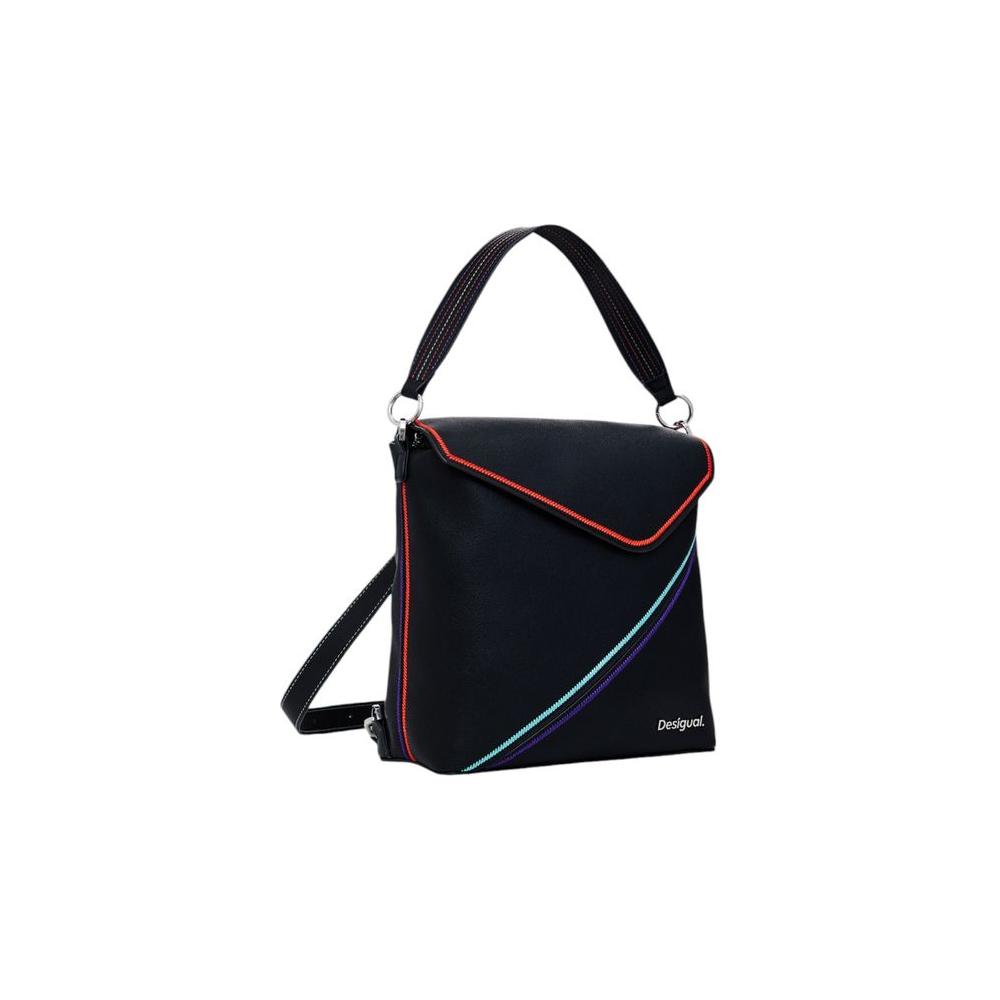 Desigual Black Polyethylene Backpack Desigual