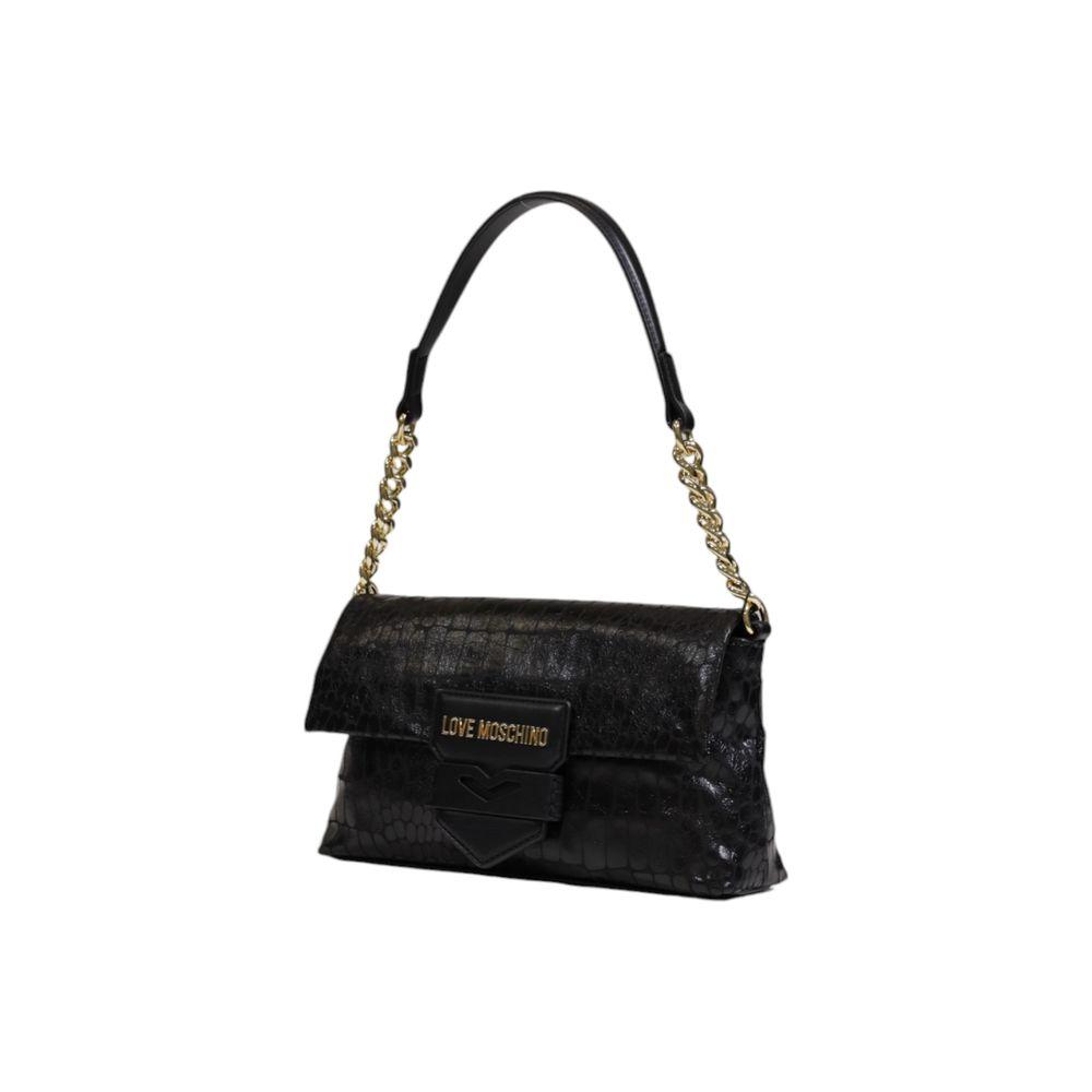 Love Moschino Black Polyethylene Handbag Love Moschino