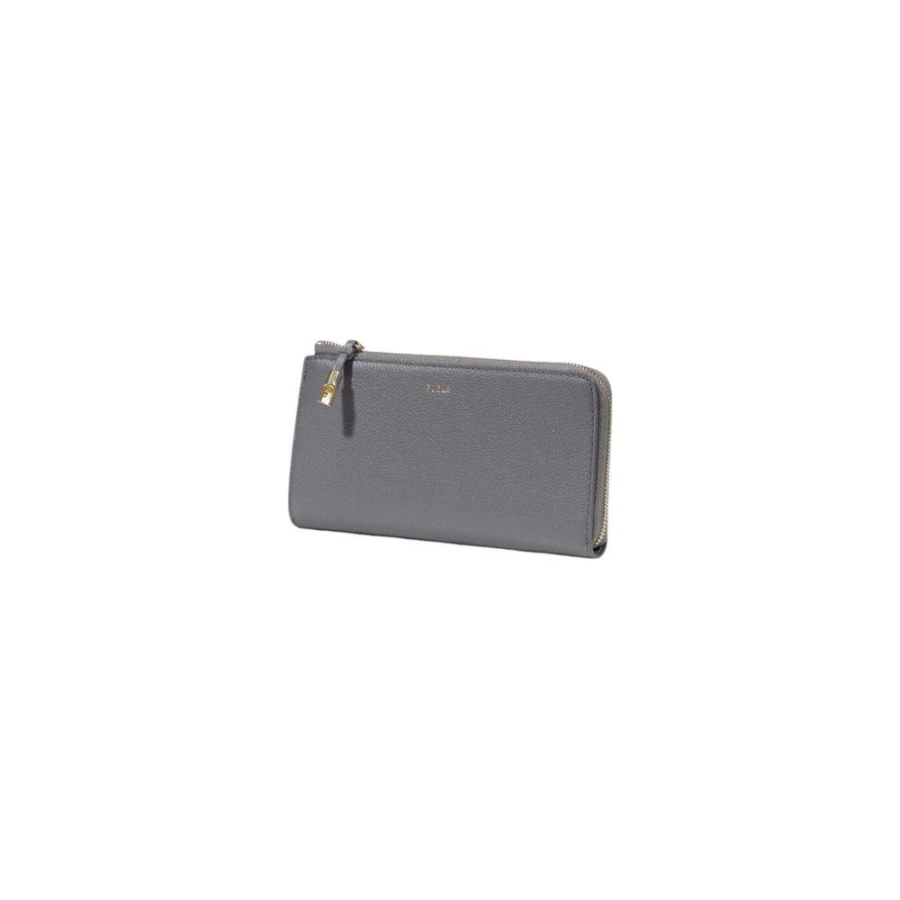 Furla Gray Leather Wallet Furla