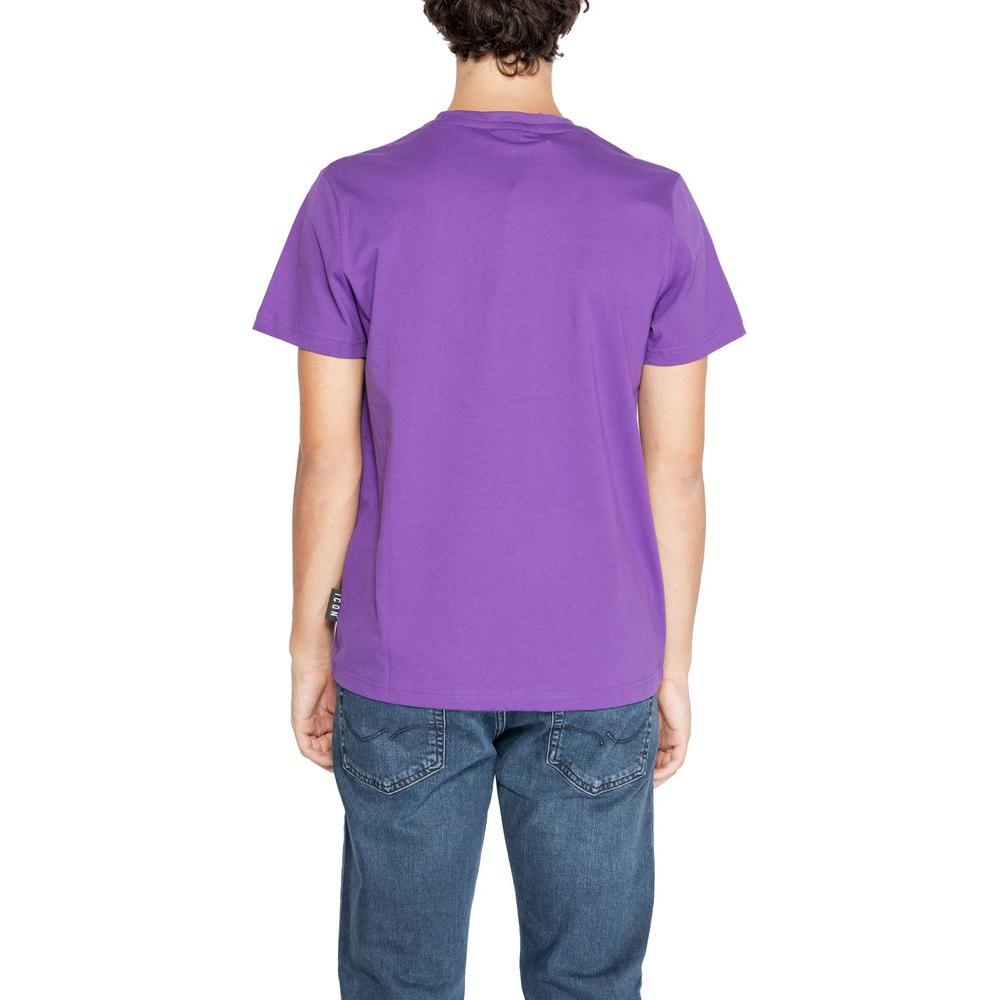 Icon Purple Cotton T-Shirt Icon