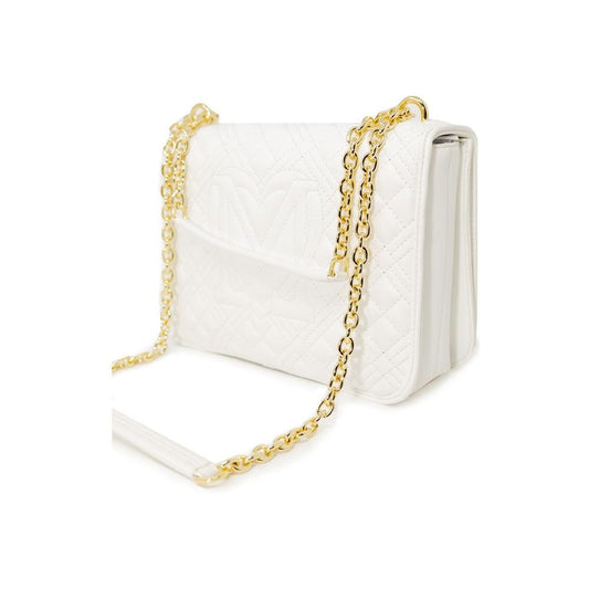 Love Moschino White Polyethylene Handbag Love Moschino