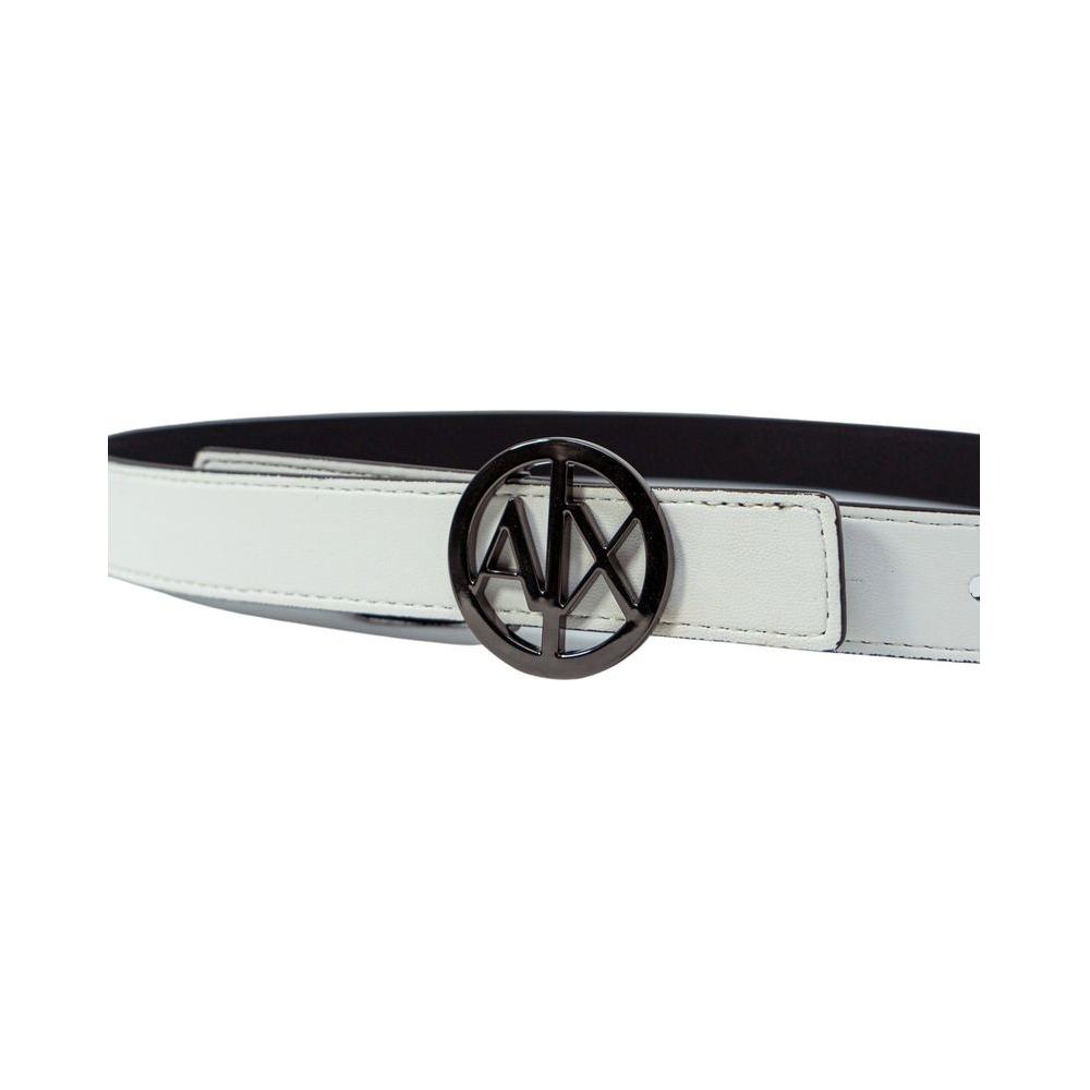 Armani Exchange Black Polyester Belt Armani Exchange