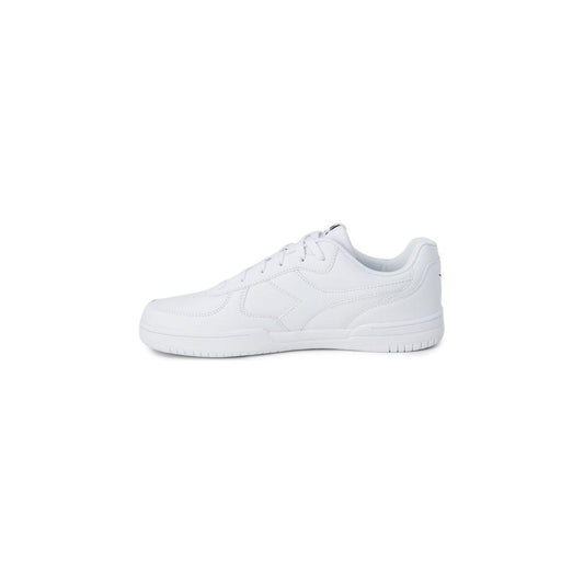 Diadora White Synthetic Leather Sneaker Diadora