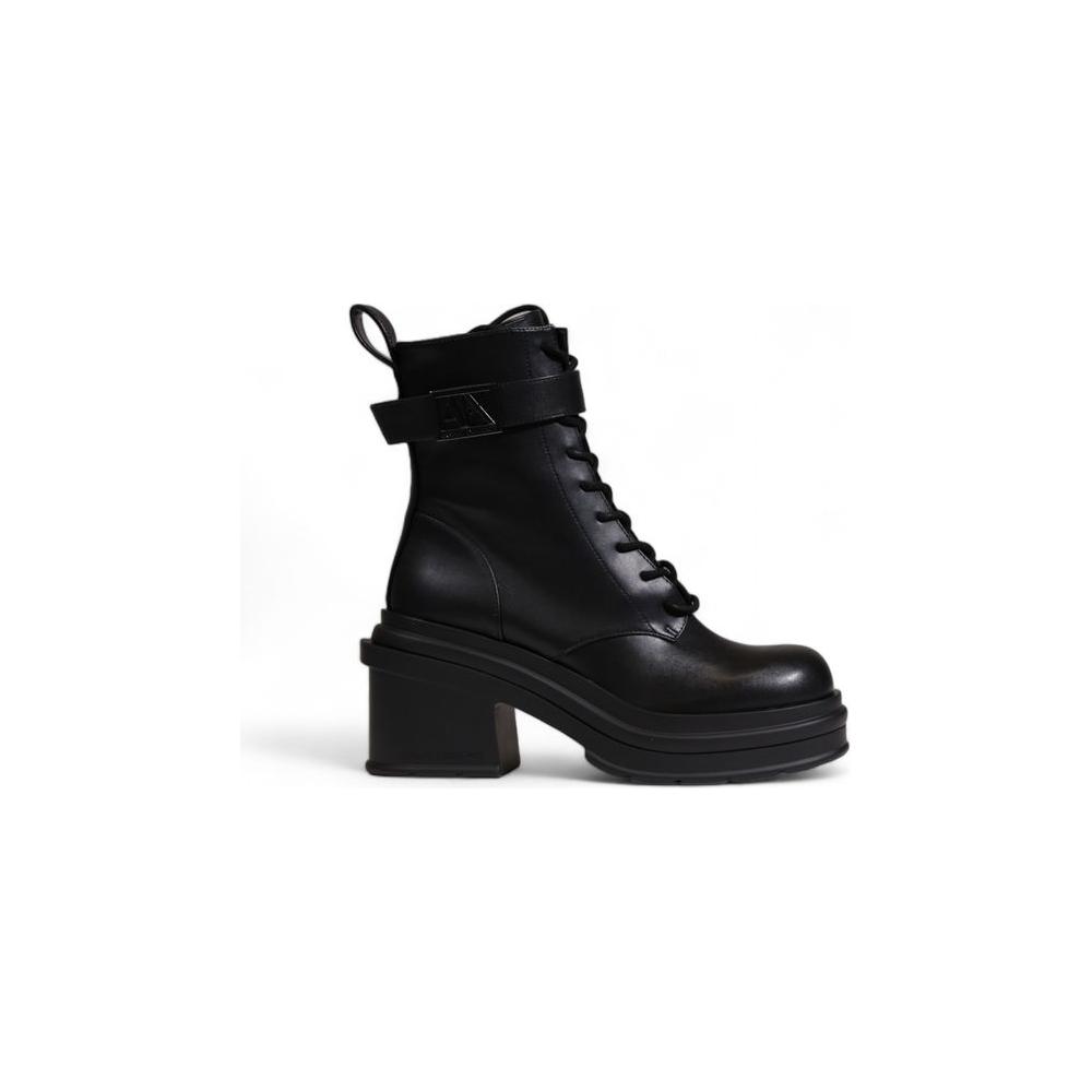 Armani Exchange Black Polyester Boot Armani Exchange