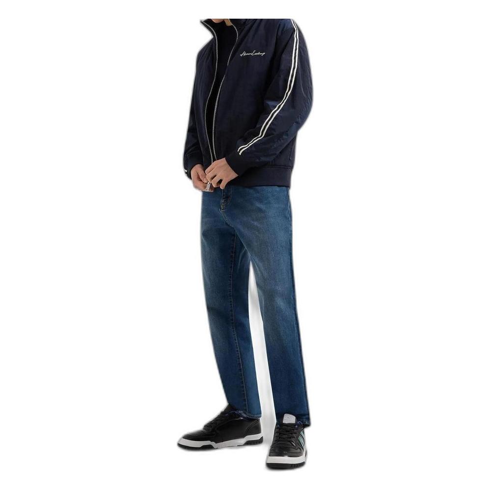 Armani Exchange Blue Cotton Jeans & Pant Armani Exchange