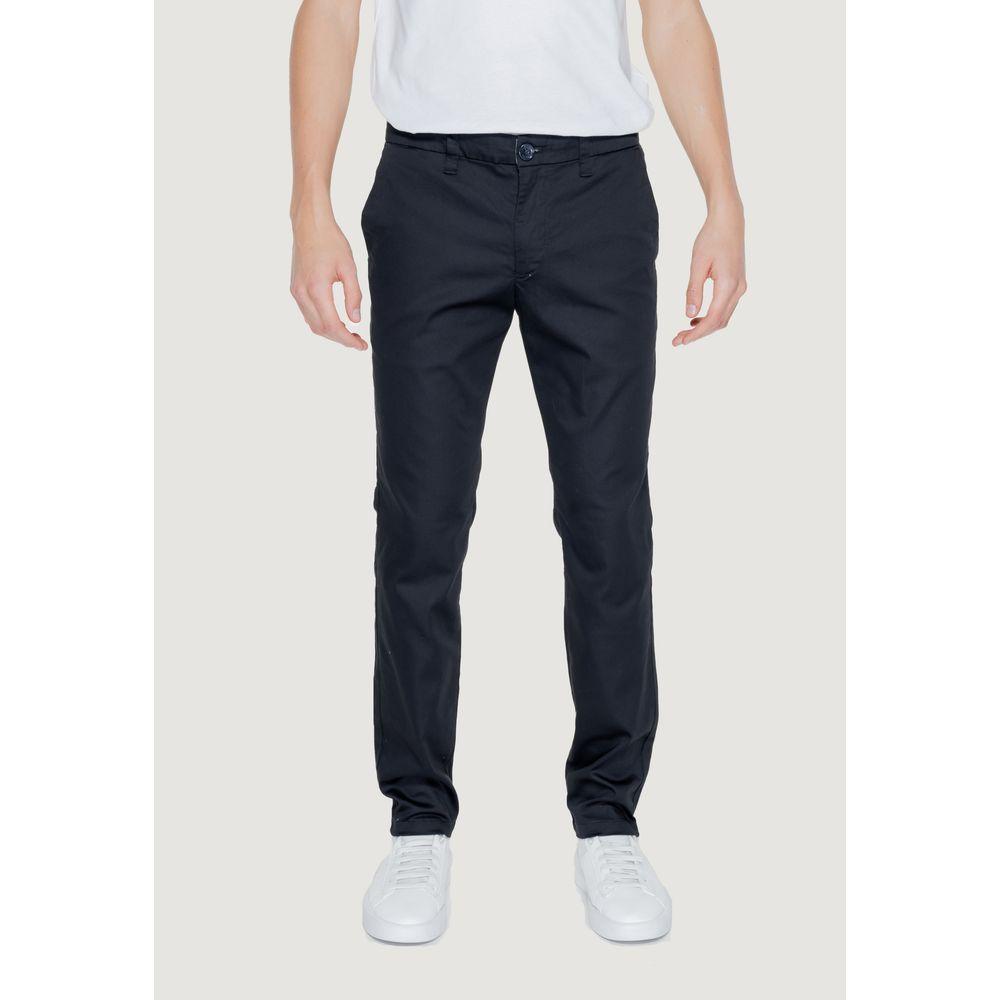 Armani Exchange Black Cotton Jeans & Pant Armani Exchange