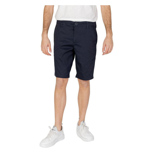 Armani Exchange Blue Cotton Short Armani Exchange