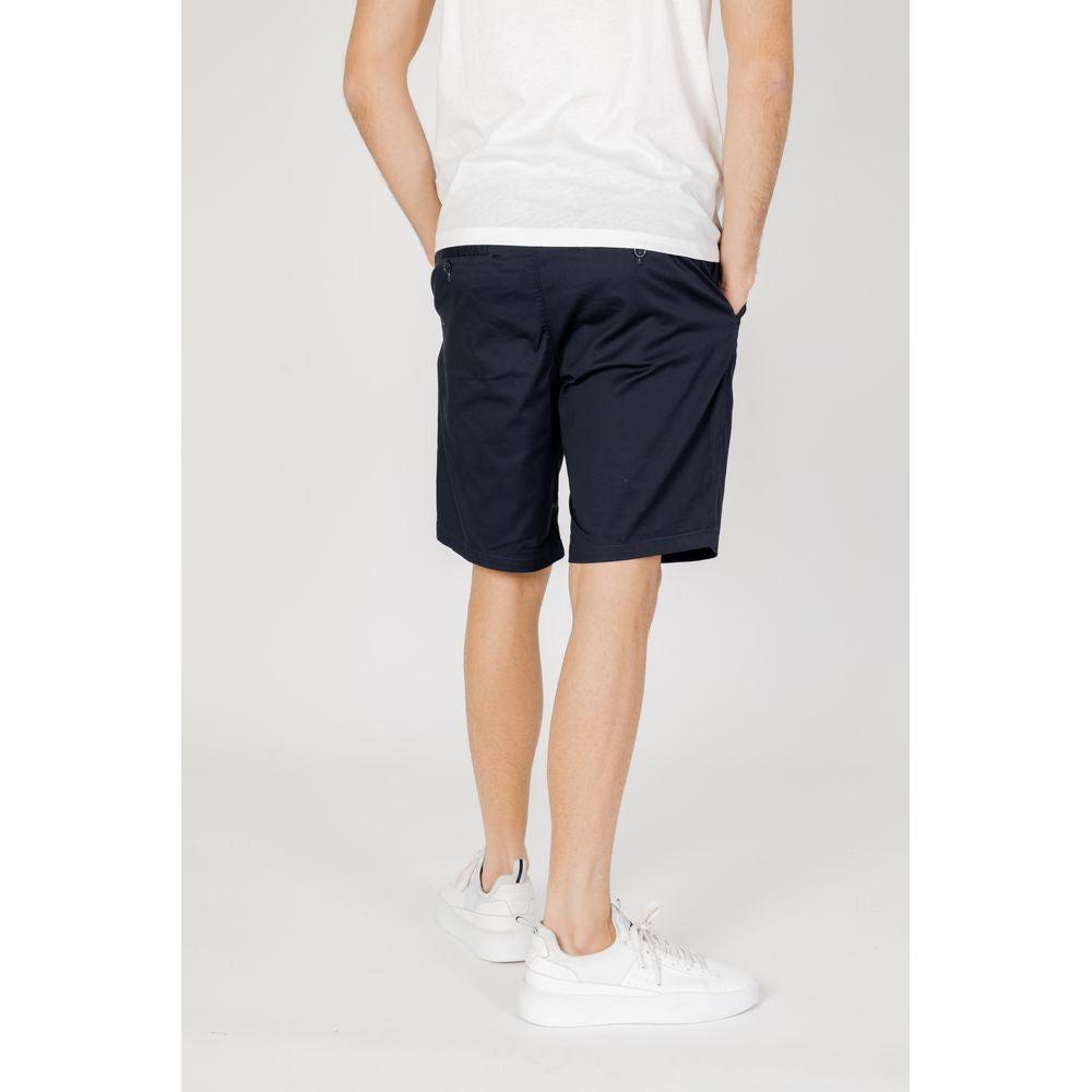 Armani Exchange Blue Cotton Short Armani Exchange