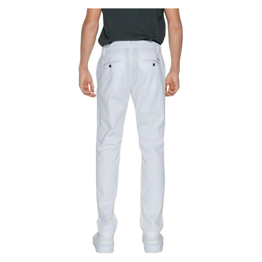 Armani Exchange White Cotton Jeans & Pant Armani Exchange