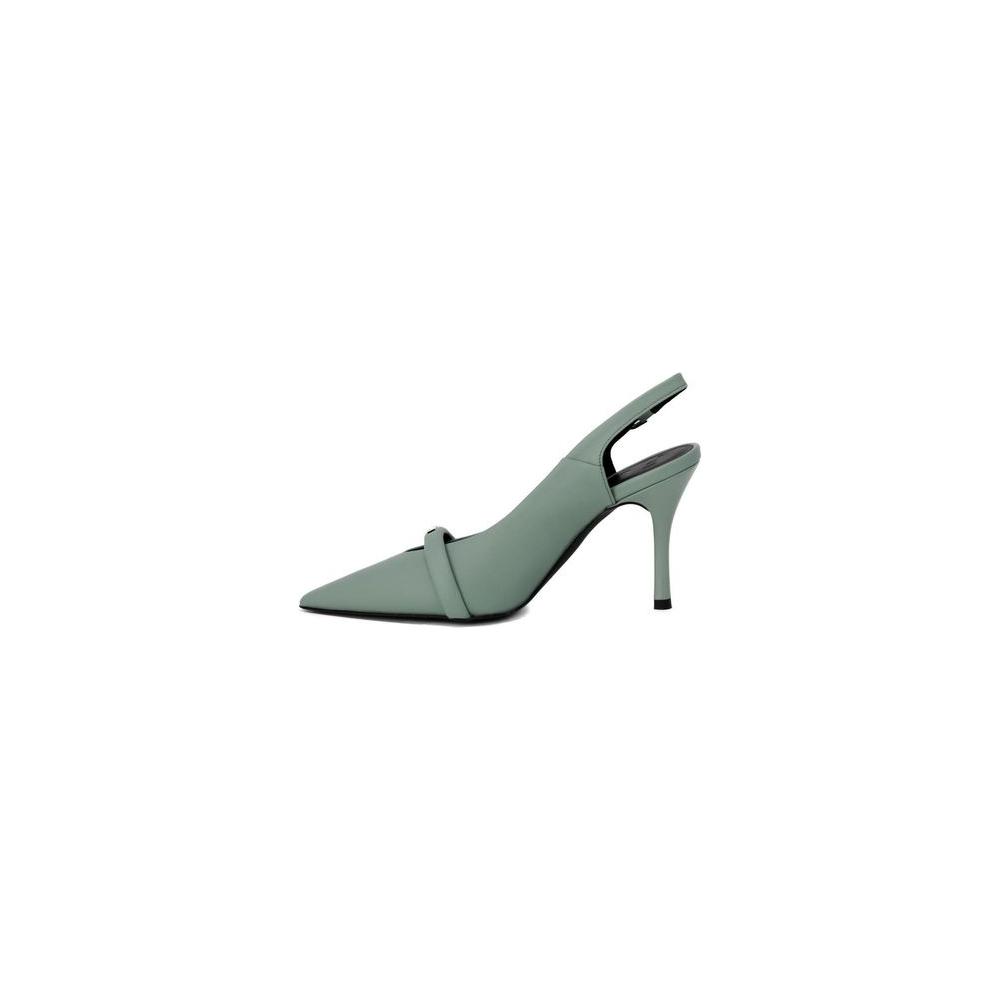 Furla Green Leather Pump Furla