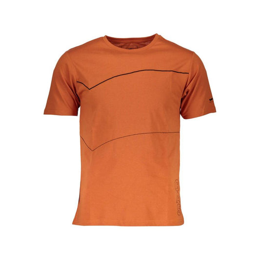 Gas Orange Cotton T-Shirt Gas