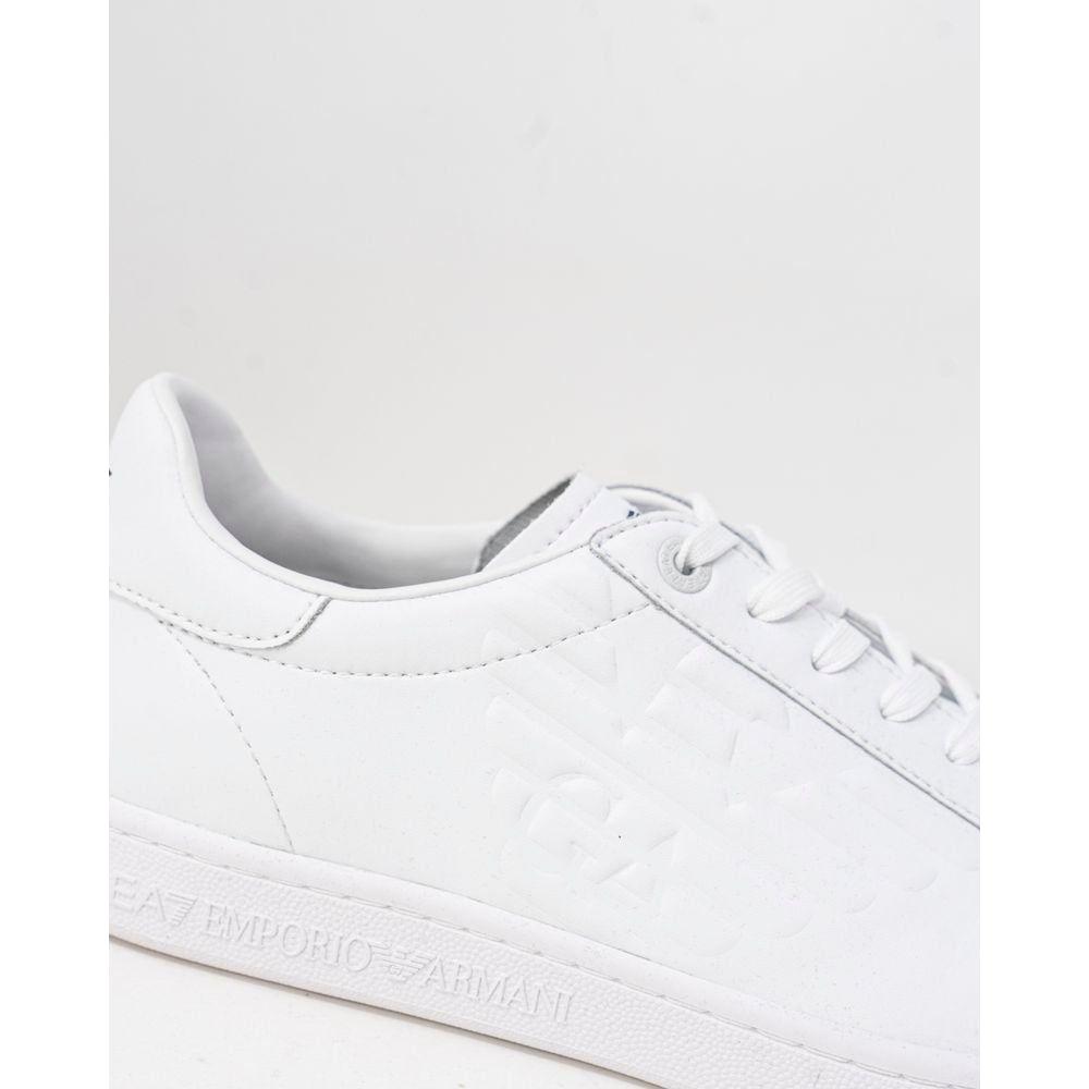 EA7 Emporio Armani White Polyethylene Sneaker EA7 Emporio Armani