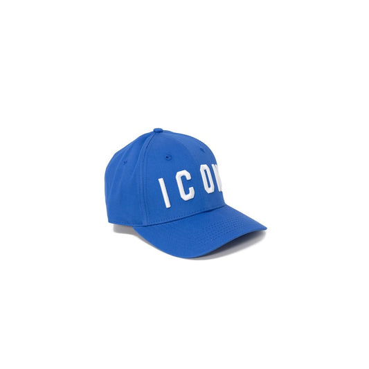 Icon Blue Cotton Hats & Cap Icon