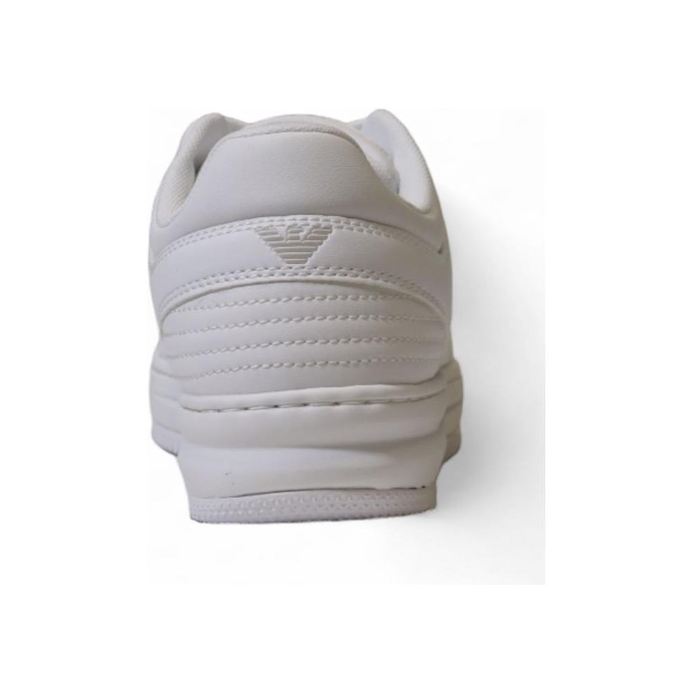 EA7 Emporio Armani White Polyester Sneaker EA7 Emporio Armani