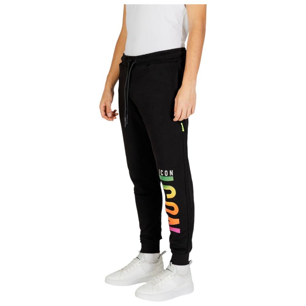 Icon Black Cotton Jeans & Pant Icon