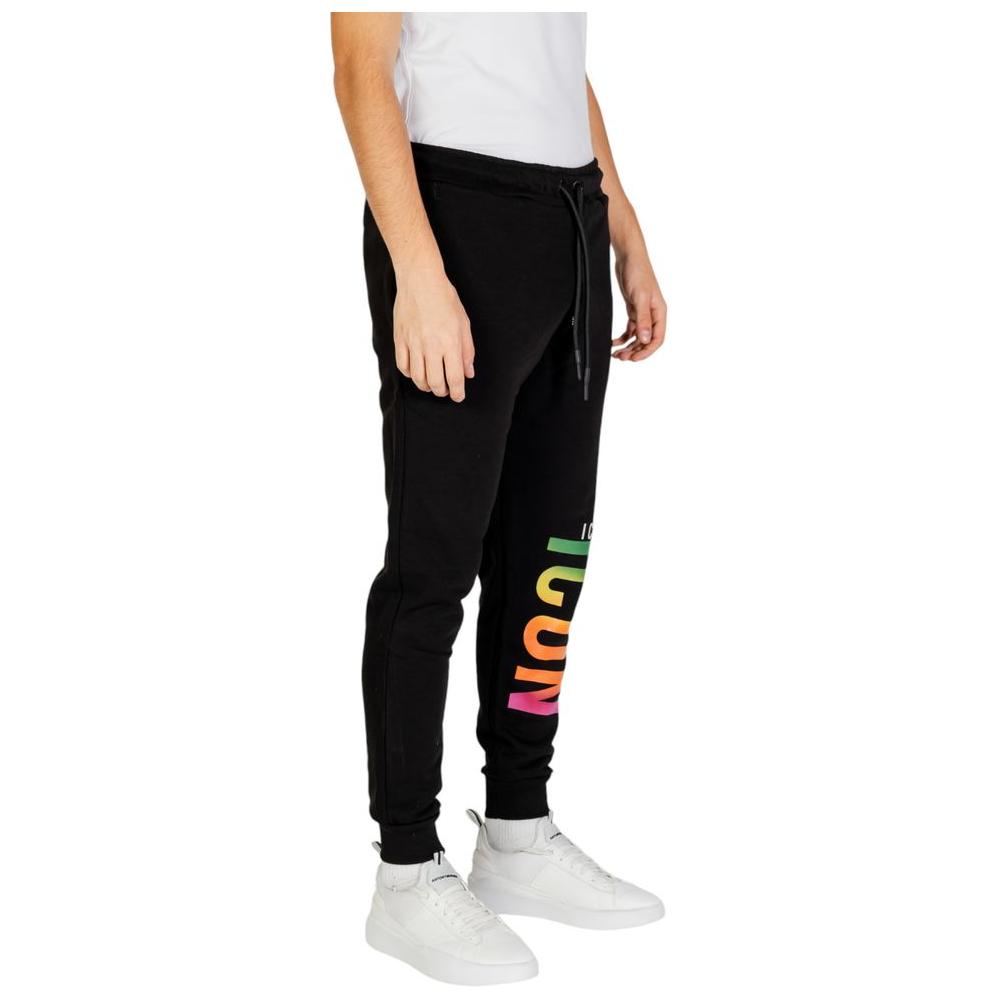 Icon Black Cotton Jeans & Pant Icon