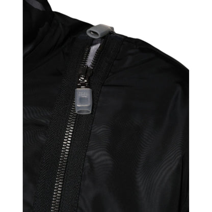 Dolce & Gabbana Black Nylon Full Zip Men Bomber Jacket 1728,67345645728,Black,Bombers - Jackets & Coats - Clothing,Clothing,Dolce & Gabbana,IT54 | XL,Jackets & Coats - Clothing,Jackets - Men - Clothing,Material: 82% Nylon 18% Polyester,Men,New with tags