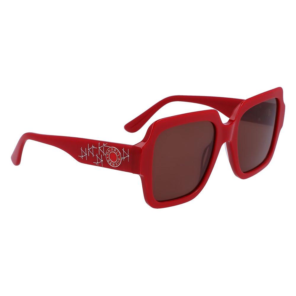 Karl Lagerfeld Red Acetate Sunglasses Karl Lagerfeld