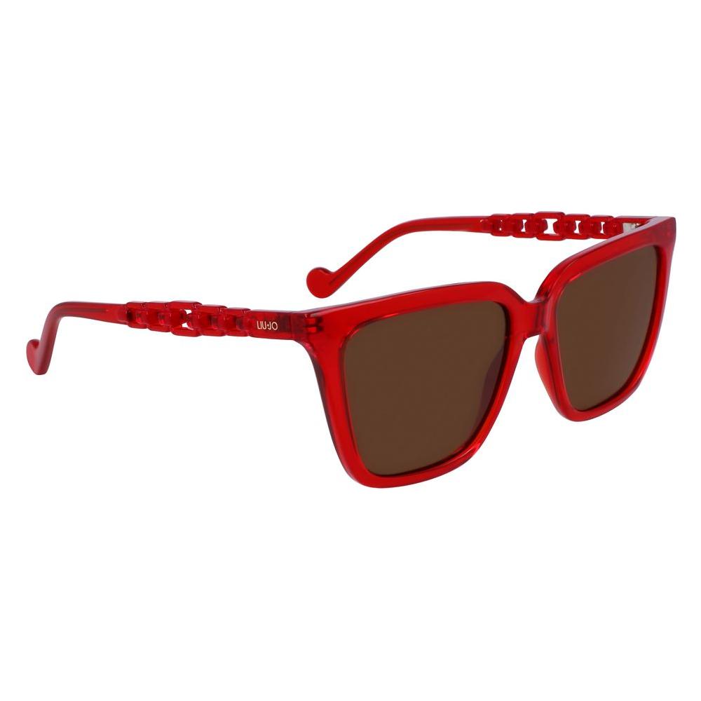 Liu Jo Red Injected Sunglasses Liu Jo