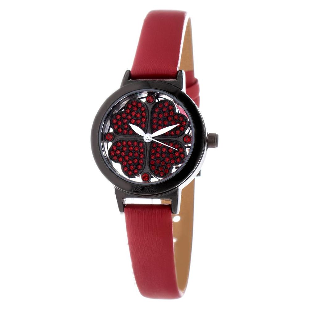 Folli Follie Red Leather Watch Folli Follie