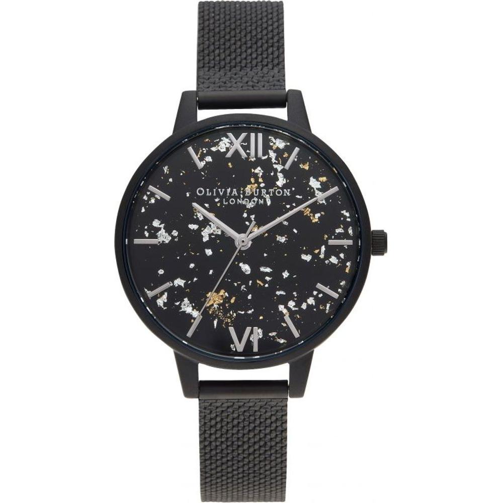 Olivia Burton Black Steel Watch Olivia Burton