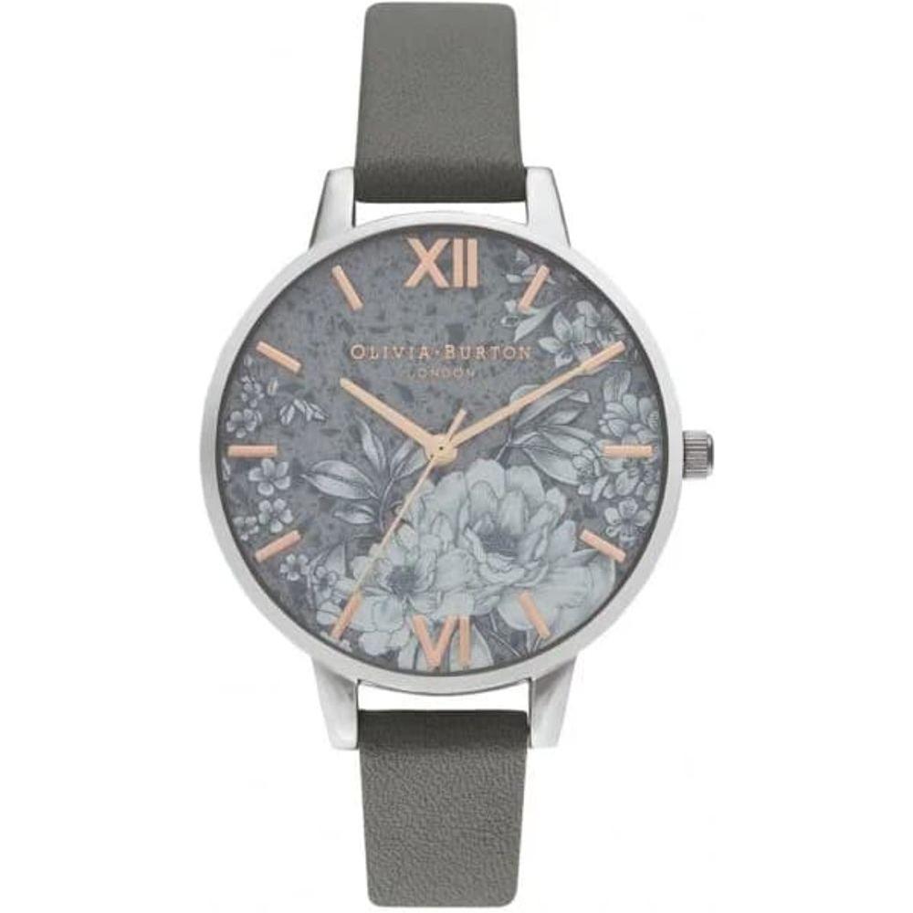 Olivia Burton Gray Synthetic Leather Watch Olivia Burton