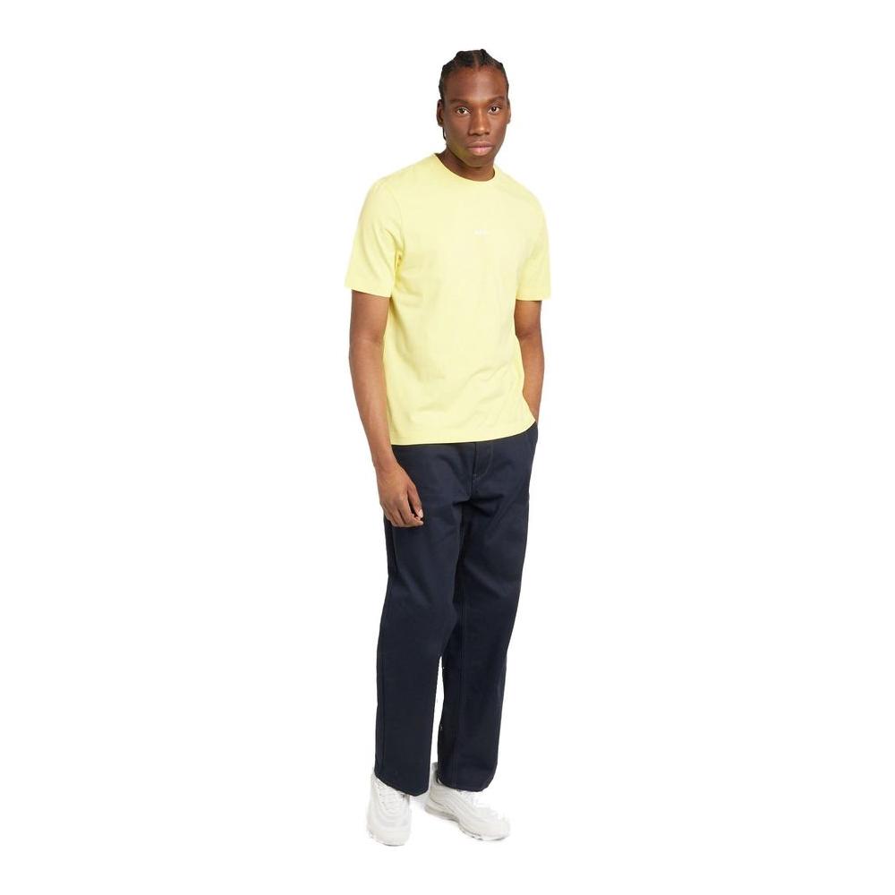 Hugo Boss Yellow Cotton T-Shirt Hugo Boss