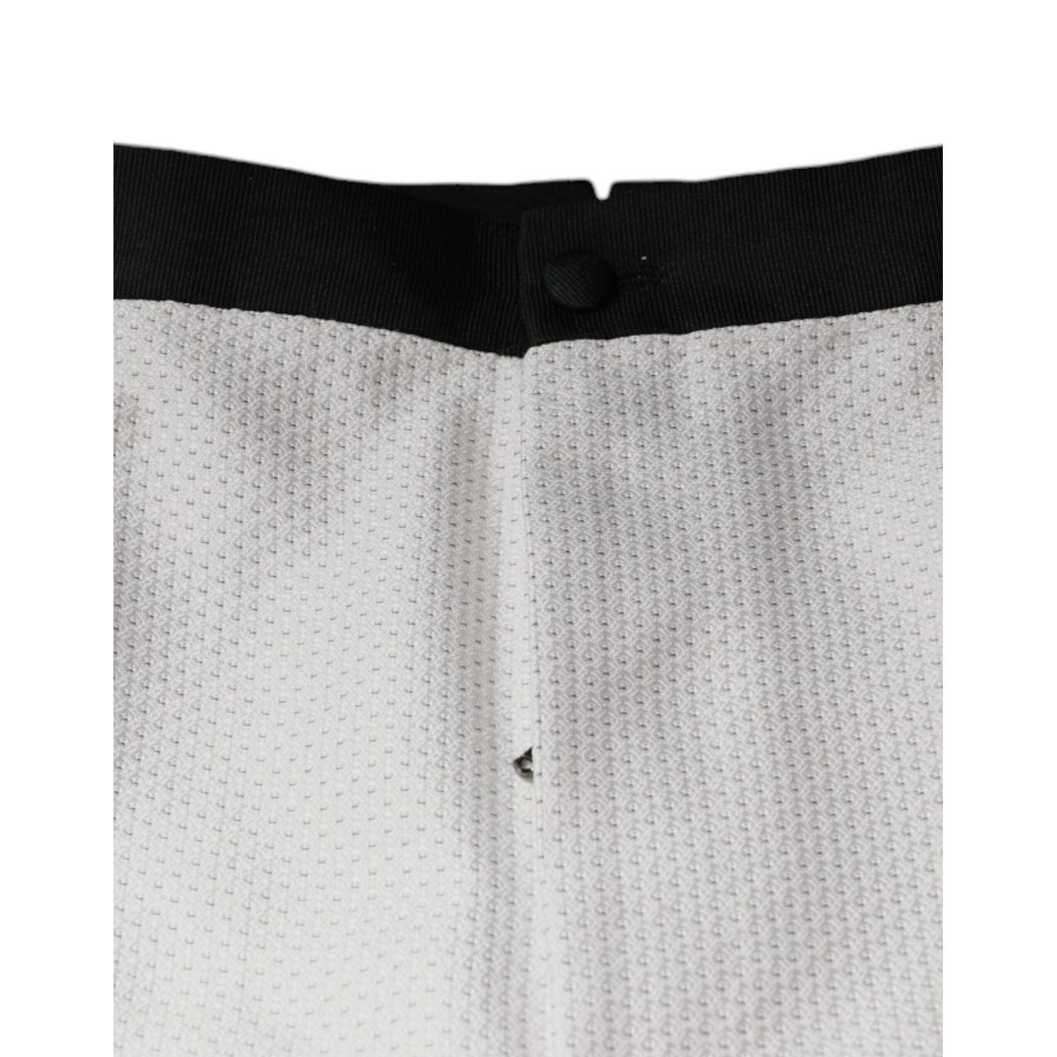 Dolce & Gabbana White Polyester Formal Dress Pants