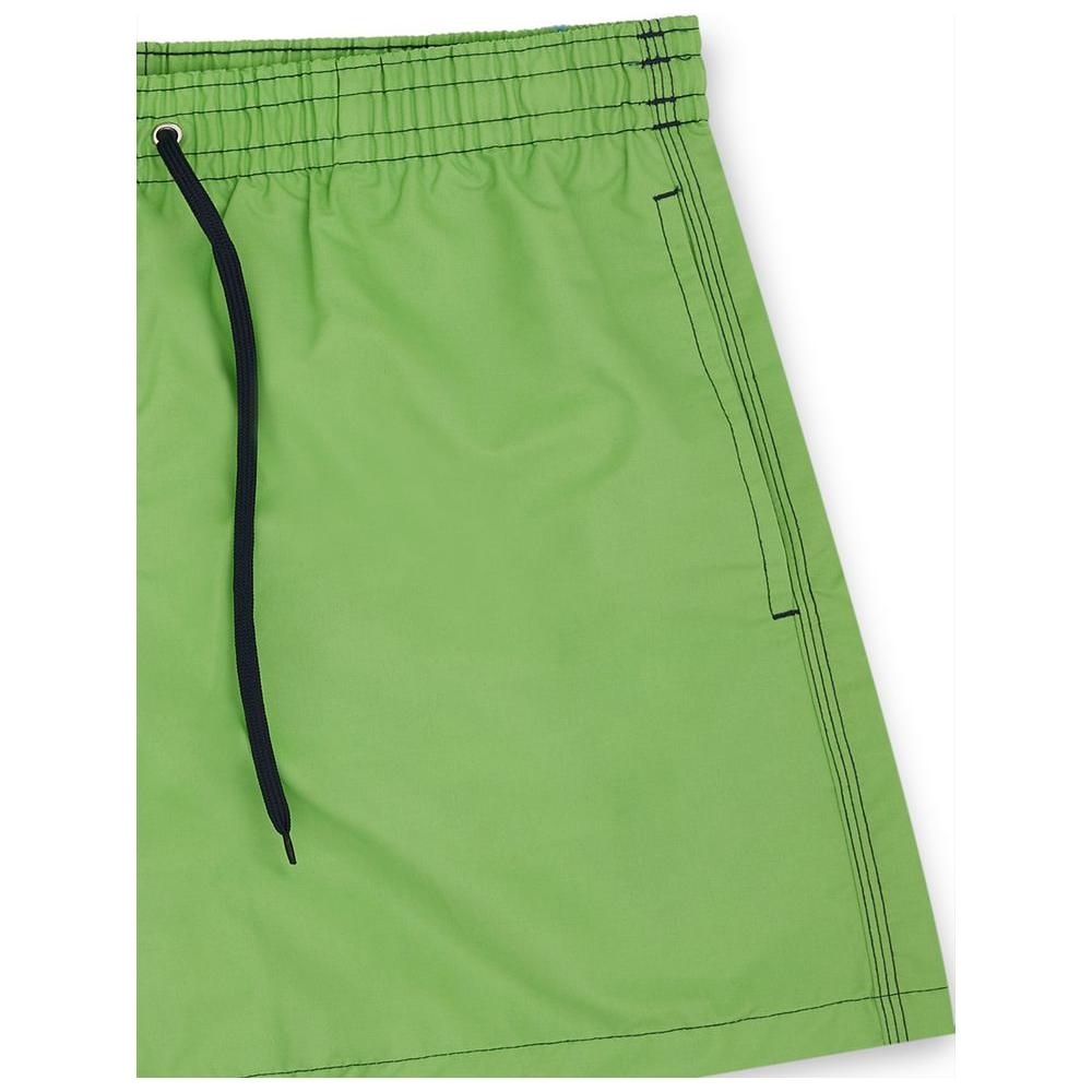 Malo Green Polyester Swimwear Malo