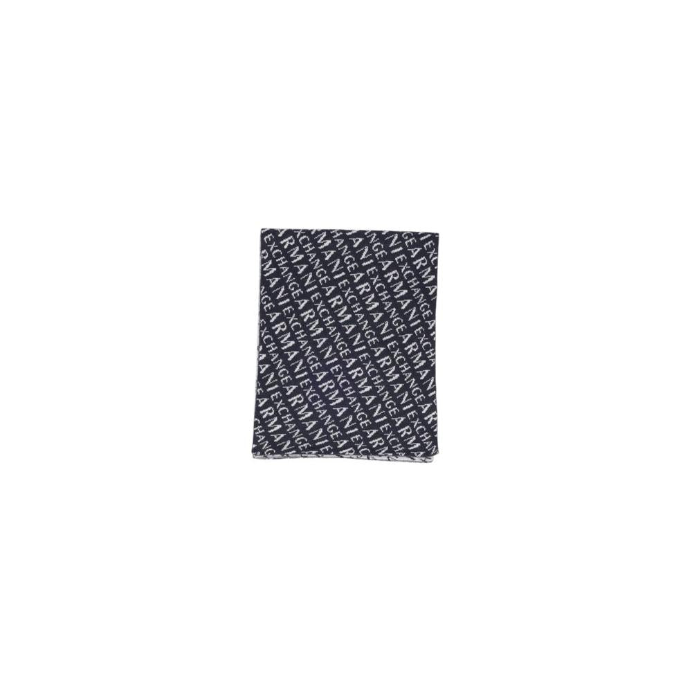 Armani Exchange Blue Polyamide Scarf Armani Exchange