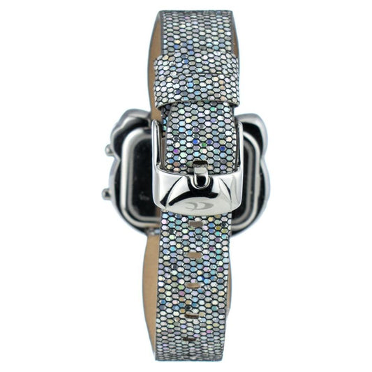 Chronotech Silver Leather Watch Chronotech Gray