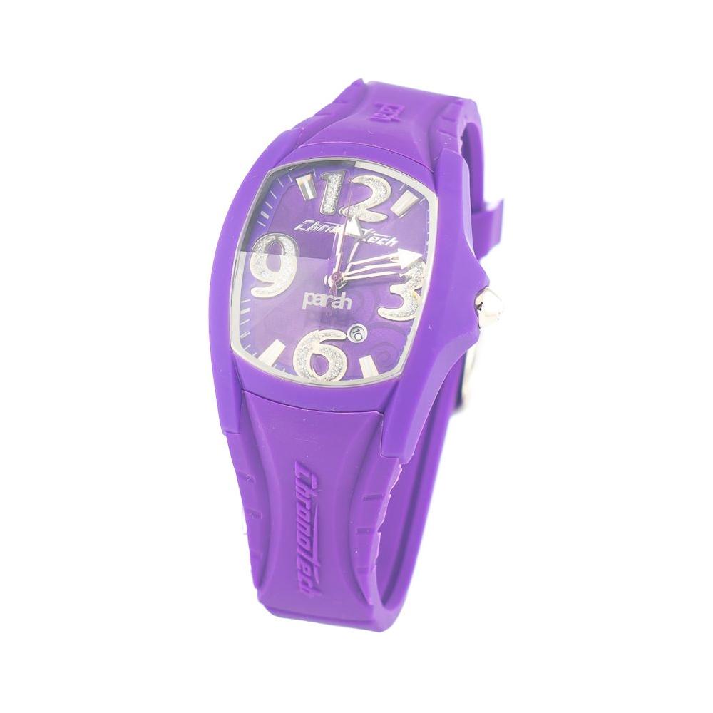 Chronotech Purple Rubber Watch Chronotech Medium Purple