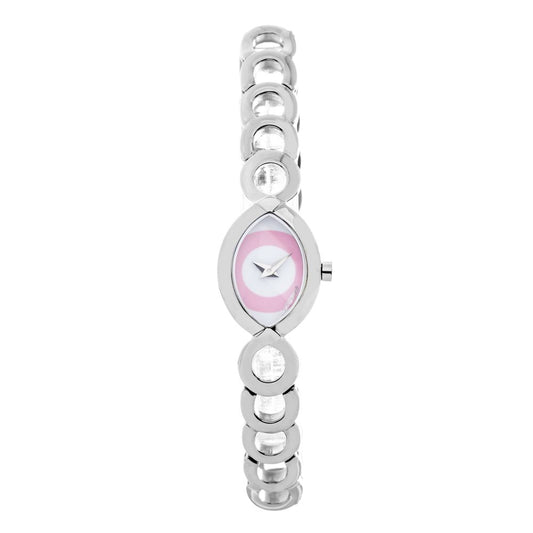 Chronotech Silver Stainless Steel Bracelet Watch