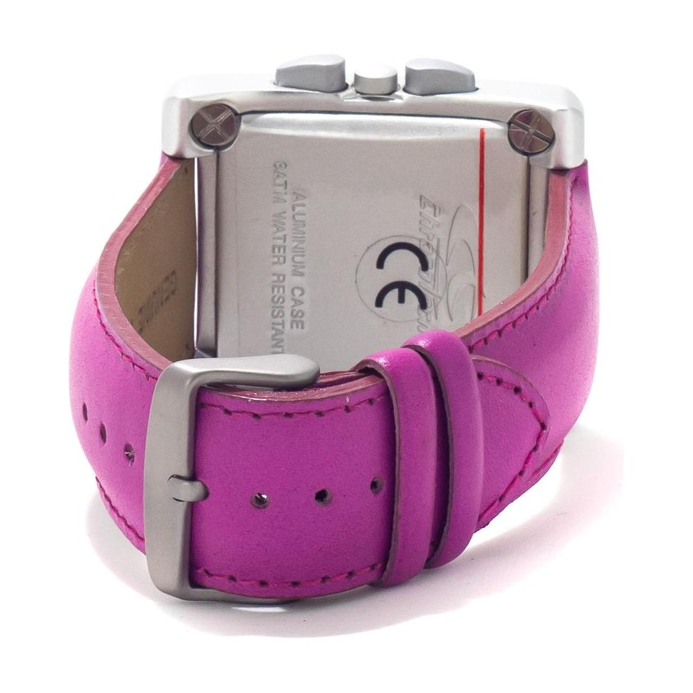 Chronotech Purple Leather Watch Chronotech Gray