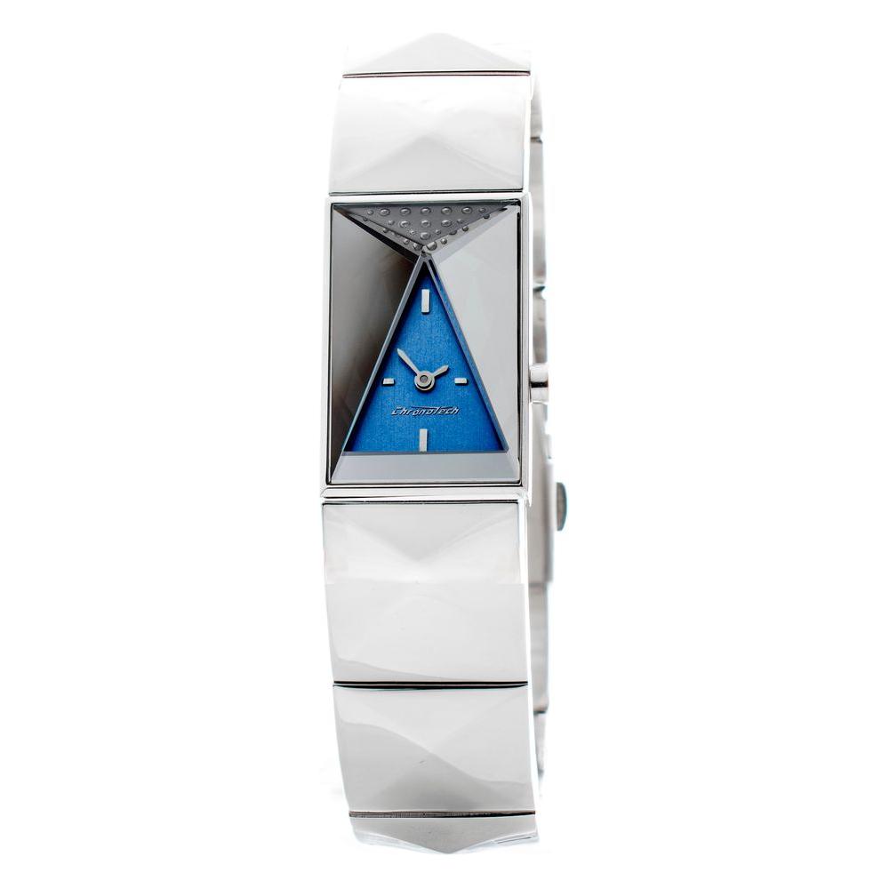 Chronotech Silver Steel Watch Chronotech Light Gray