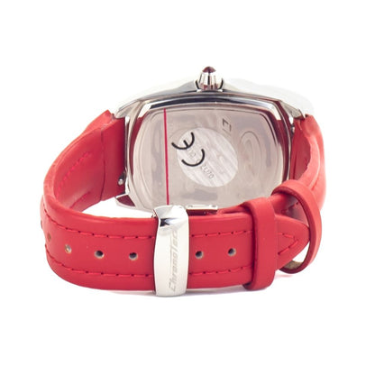 Chronotech Multicolor Leather Dress Watch