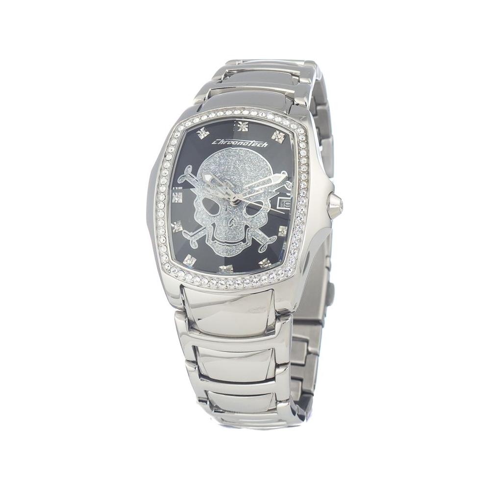 Chronotech Silver Stainless Steel Watch Chronotech Gray