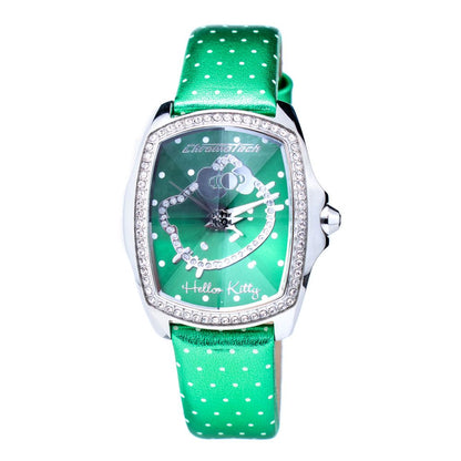 Chronotech Bicolor Leather Dress Watch
