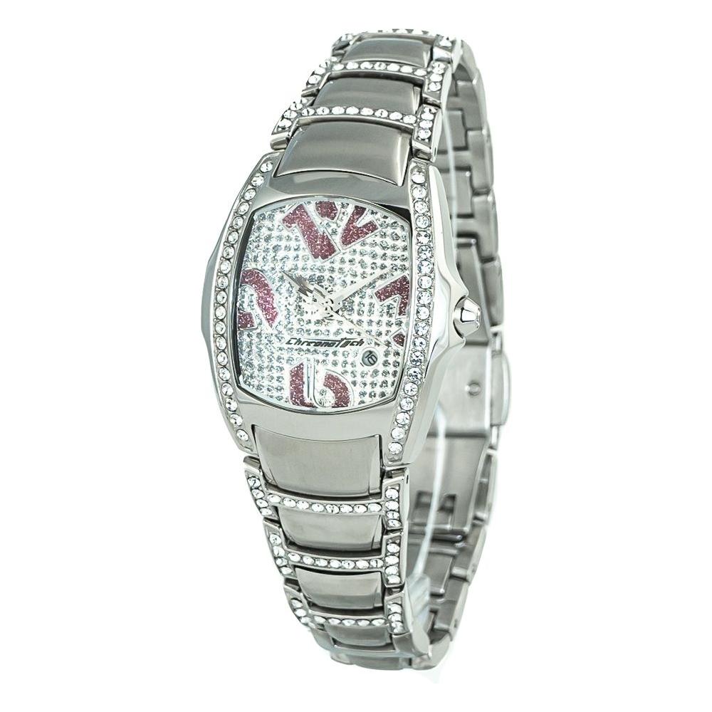Chronotech Silver Stainless Steel Watch Chronotech Gray