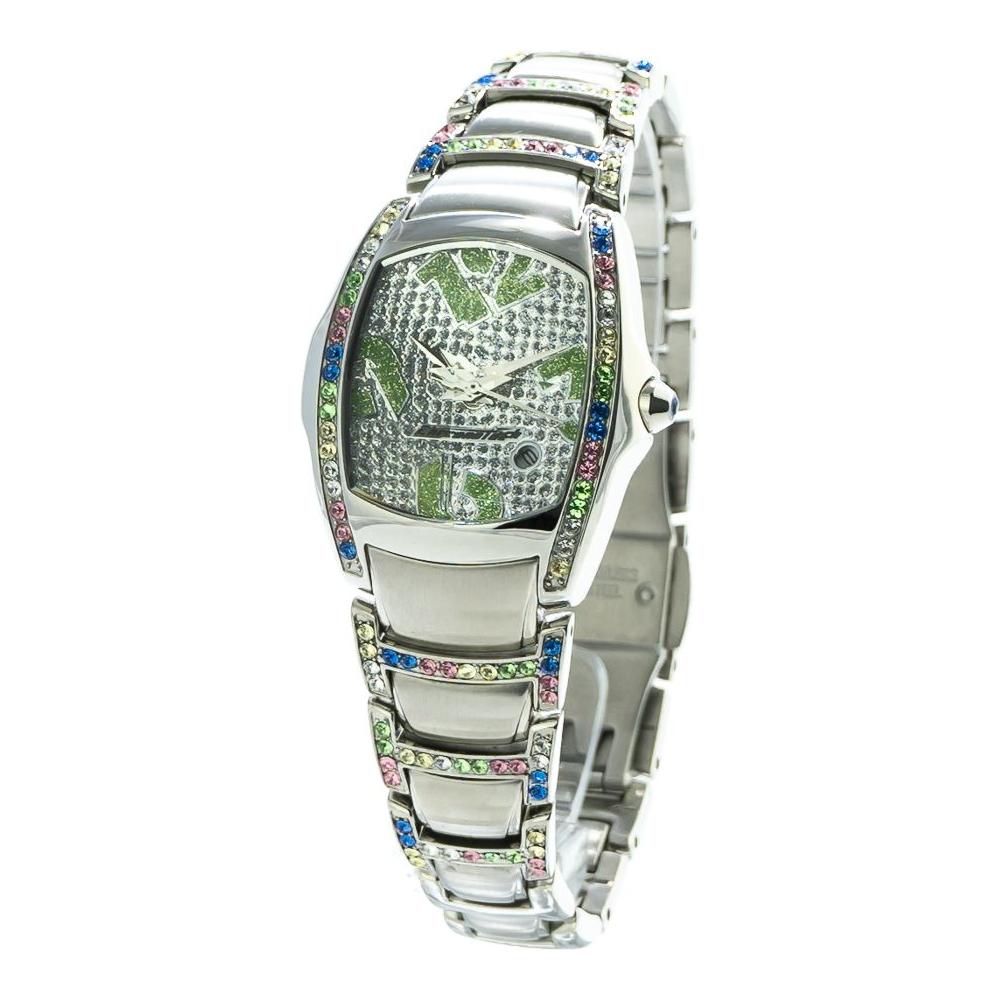 Chronotech Silver Stainless Steel Watch Chronotech Gray