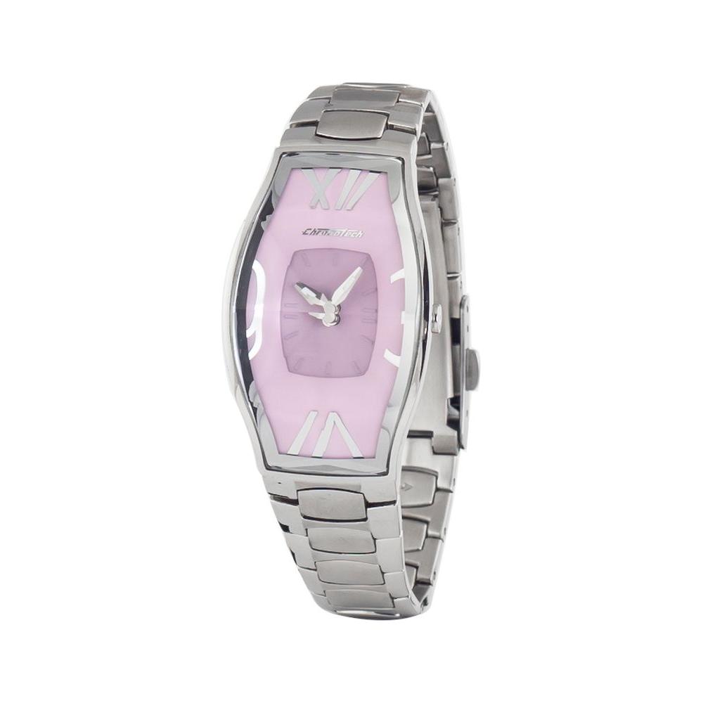 Chronotech Silver Stainless Steel Watch Chronotech Gray