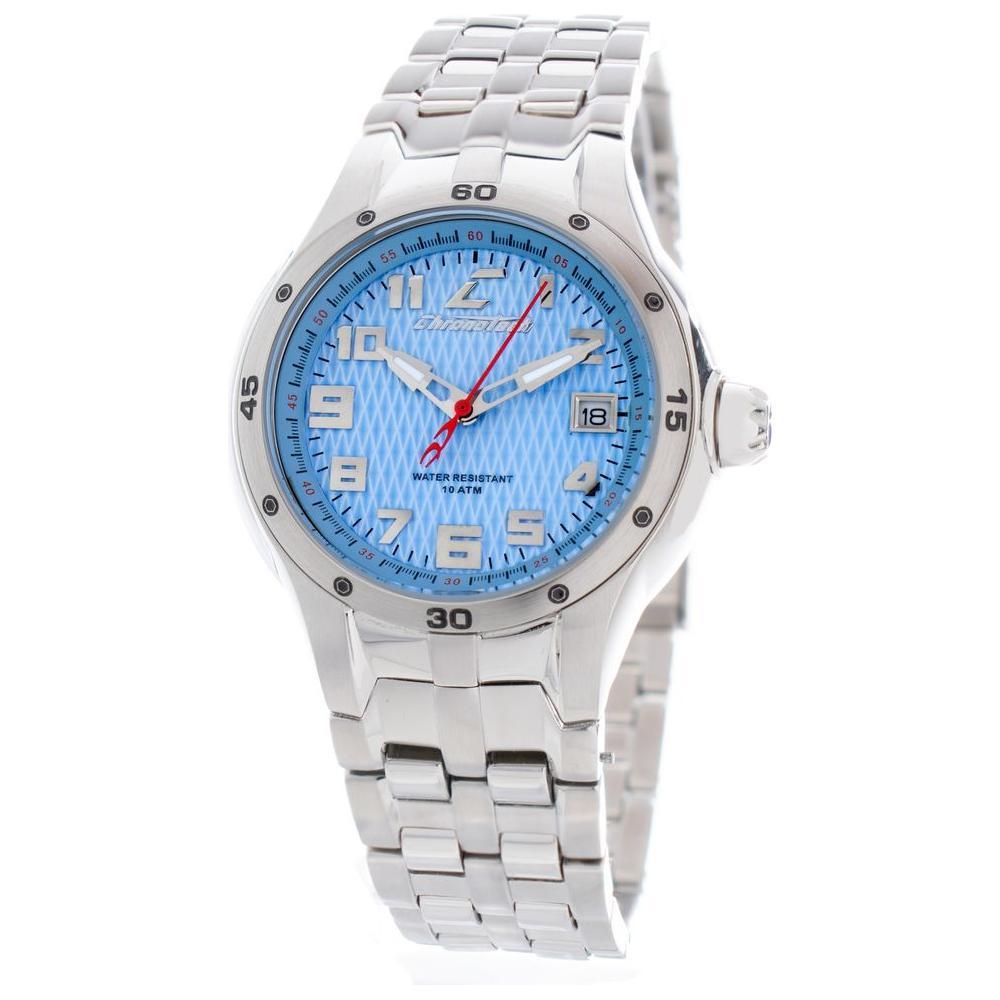 Chronotech Silver Stainless Steel Watch Chronotech Light Gray