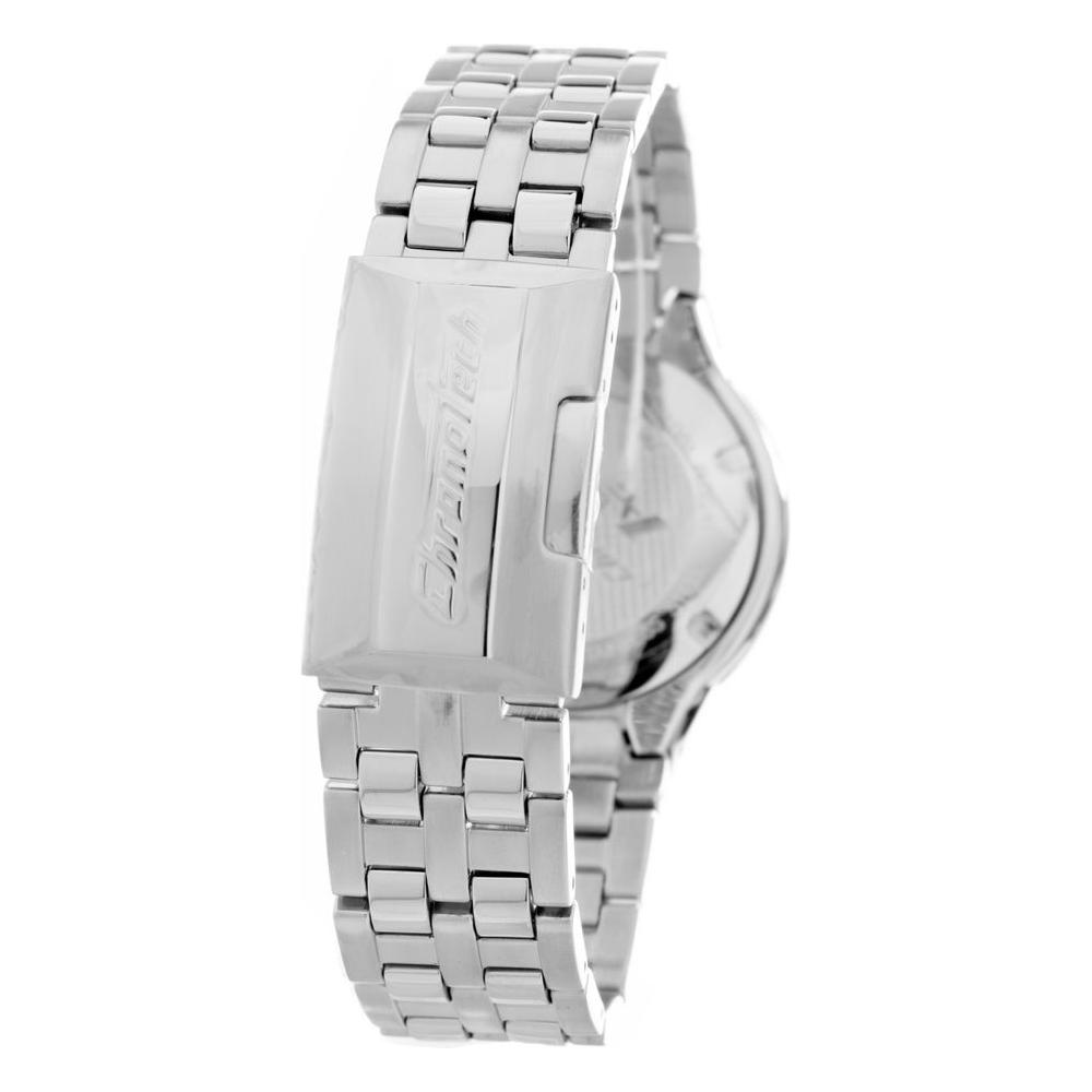 Chronotech Silver Stainless Steel Watch Chronotech Gray