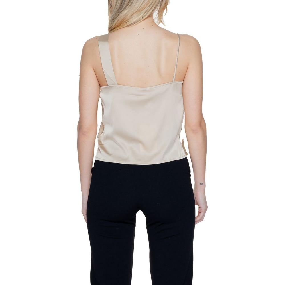 Only Gold Polyester Tops & T-Shirt Only Black