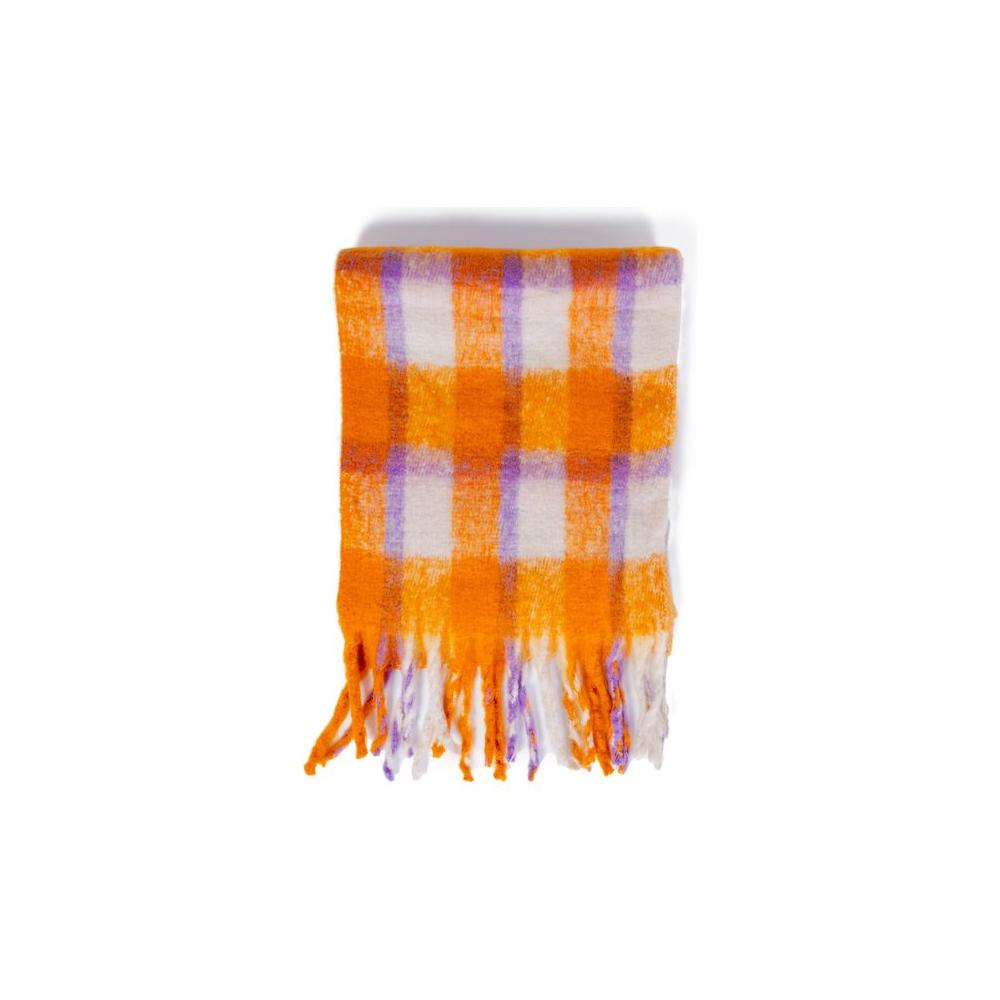 Only Orange Polyester Scarf Only Chocolate