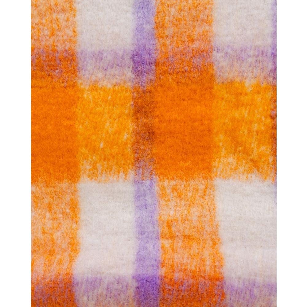 Only Orange Polyester Scarf Only Chocolate