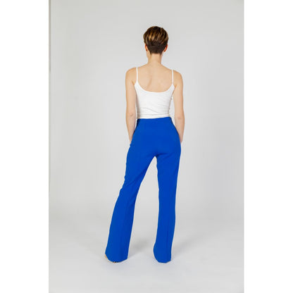 Only Blue Recycled Polyester Flared Pants