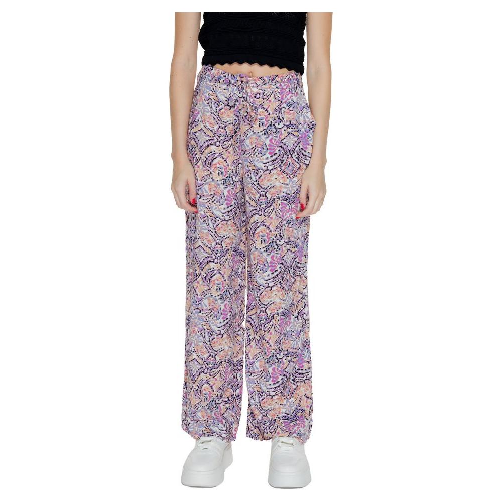 Only Purple Viscose Jeans & Pant Only Dark Gray